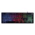 ROAR gaming πληκτρολόγιο RR-0005, ενσύρματο, RGB, αθόρυβα πλήκτρα, μαύρο