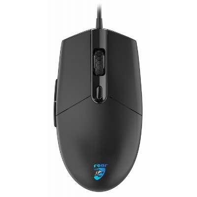 ROAR ενσύρματο gaming ποντίκι RR-0012, oπτικό, 6400DPI, 6 πλήκτρα, μαύρο ROAR ενσύρματο gaming ποντίκι RR-0012, oπτικό, 6400DPI, 6 πλήκτρα, μαύρο