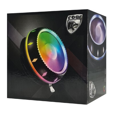 ROAR ψύκτρα για CPU RR-0017, 2000rpm, 24dBA, 48CFM, 95W, RGB ROAR ψύκτρα για CPU RR-0017, 2000rpm, 24dBA, 48CFM, 95W, RGB
