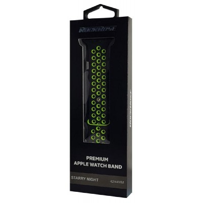 ROCKROSE band σιλικόνης Starry Night για Apple Watch 42/44mm, μαύρο ROCKROSE band σιλικόνης Starry Night για Apple Watch 42/44mm, μαύρο