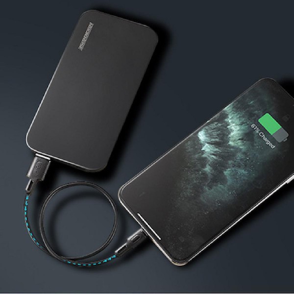 ROCKROSE καλώδιο USB σε Micro USB Beta AM Mini, 2.4A 12W, 30cm, μαύρο ROCKROSE καλώδιο USB σε Micro USB Beta AM Mini, 2.4A 12W, 30cm, μαύρο
