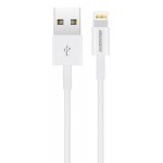 ROCKROSE καλώδιο USB σε Lightning Zeta AL, 2.4A 12W, 1m, λευκό