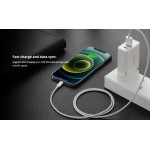 ROCKROSE καλώδιο USB σε Lightning Zeta AL, 2.4A 12W, 1m, λευκό ROCKROSE καλώδιο USB σε Lightning Zeta AL, 2.4A 12W, 1m, λευκό