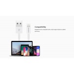 ROCKROSE καλώδιο USB σε Lightning Zeta AL, 2.4A 12W, 1m, λευκό ROCKROSE καλώδιο USB σε Lightning Zeta AL, 2.4A 12W, 1m, λευκό