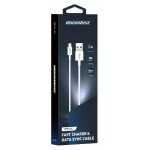 ROCKROSE καλώδιο USB σε Lightning Zeta AL, 2.4A 12W, 1m, λευκό