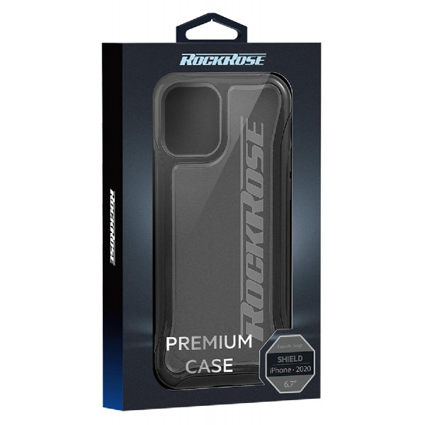 ROCKROSE θήκη Shield για iPhone 12 mini, μαύρη ROCKROSE θήκη Shield για iPhone 12 mini, μαύρη