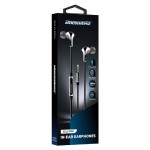 ROCKROSE earphones με μικρόφωνο RRWE05GR, 3.5mm, 1.2m, γκρι