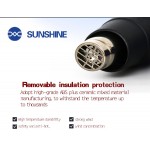 SUNSHINE πιστόλι θερμού αέρα RS-1800D, 2 ταχύτητες, LCD, 1800W, μαύρο SUNSHINE πιστόλι θερμού αέρα RS-1800D, 2 ταχύτητες, LCD, 1800W, μαύρο