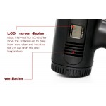 SUNSHINE πιστόλι θερμού αέρα RS-1800D, 2 ταχύτητες, LCD, 1800W, μαύρο SUNSHINE πιστόλι θερμού αέρα RS-1800D, 2 ταχύτητες, LCD, 1800W, μαύρο