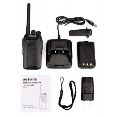 RETEVIS ασύρματος πομποδέκτης RT27, PMR, 16 κανάλια, μαύρος RETEVIS ασύρματος πομποδέκτης RT27, PMR, 16 κανάλια, μαύρος