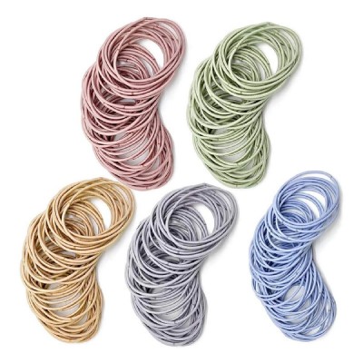 ROXXANI λαστιχάκια μαλλιών HUH-0001, διάφορα χρώματα, 100τμχ ROXXANI λαστιχάκια μαλλιών HUH-0001, διάφορα χρώματα, 100τμχ