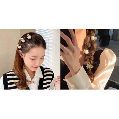 ROXXANI κλιπ μαλλιών RXN-0007 με οπάλ πέτρα σε σχήμα καρδιά, χρυσό, 2τμχ ROXXANI κλιπ μαλλιών RXN-0007 με οπάλ πέτρα σε σχήμα καρδιά, χρυσό, 2τμχ