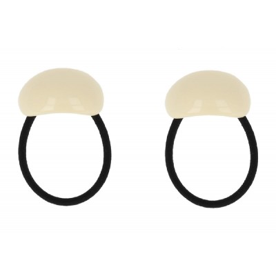 ROXXANI λαστιχάκια μαλλιών HUH-0010 με διακοσμητικό στοιχείο, 2τμχ ROXXANI λαστιχάκια μαλλιών HUH-0010 με διακοσμητικό στοιχείο, 2τμχ