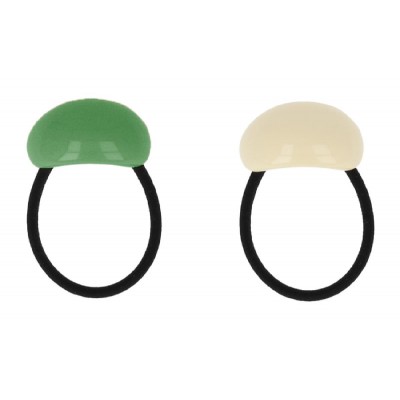 ROXXANI λαστιχάκια μαλλιών HUH-0011 με διακοσμητικό στοιχείο, 2τμχ ROXXANI λαστιχάκια μαλλιών HUH-0011 με διακοσμητικό στοιχείο, 2τμχ