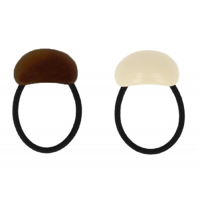 ROXXANI λαστιχάκια μαλλιών HUH-0012 με διακοσμητικό στοιχείο, 2τμχ ROXXANI λαστιχάκια μαλλιών HUH-0012 με διακοσμητικό στοιχείο, 2τμχ