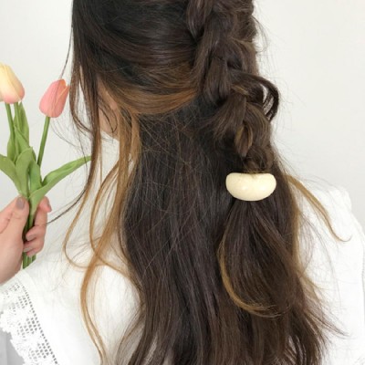 ROXXANI λαστιχάκια μαλλιών HUH-0012 με διακοσμητικό στοιχείο, 2τμχ ROXXANI λαστιχάκια μαλλιών HUH-0012 με διακοσμητικό στοιχείο, 2τμχ