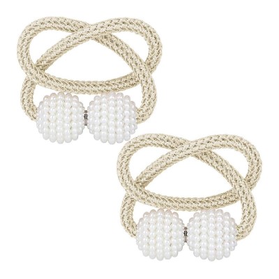 ROXXANI δέστρα κουρτίνας RXN-0023, μαγνητική, μπεζ, 2τμχ ROXXANI δέστρα κουρτίνας RXN-0023, μαγνητική, μπεζ, 2τμχ