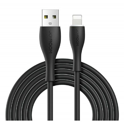 JOYROOM καλώδιο USB σε Lightning S-1030M8L με LED, 2.4A, 1m, μαύρο JOYROOM καλώδιο USB σε Lightning S-1030M8L με LED, 2.4A, 1m, μαύρο