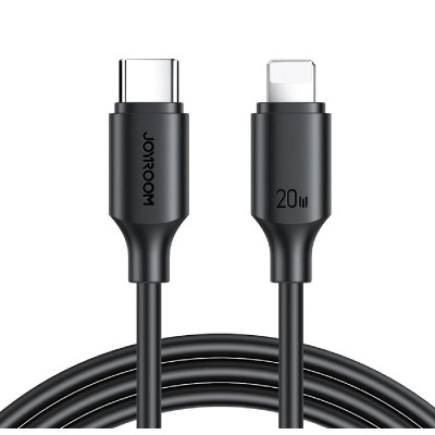 JOYROOM καλώδιο USB-C σε Lightning S-CL020A9, 20W, 1m, μαύρο JOYROOM καλώδιο USB-C σε Lightning S-CL020A9, 20W, 1m, μαύρο