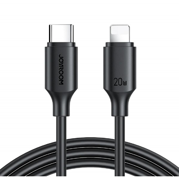 JOYROOM καλώδιο USB-C σε Lightning S-CL020A9, 20W, 1m, μαύρο JOYROOM καλώδιο USB-C σε Lightning S-CL020A9, 20W, 1m, μαύρο