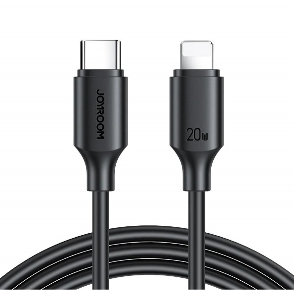 JOYROOM καλώδιο USB-C σε Lightning S-CL020A9, 20W, 1m, μαύρο