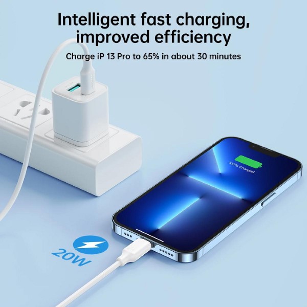 JOYROOM καλώδιο USB-C σε Lightning S-CL020A9, 20W, 1m, μαύρο JOYROOM καλώδιο USB-C σε Lightning S-CL020A9, 20W, 1m, μαύρο