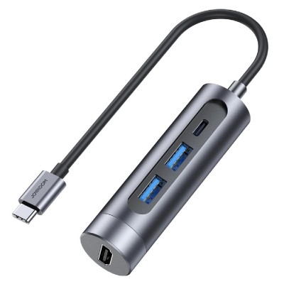 JOYROOM docking station S-H113, 2x USB, HDMI, USB Type-C, γκρι JOYROOM docking station S-H113, 2x USB, HDMI, USB Type-C, γκρι