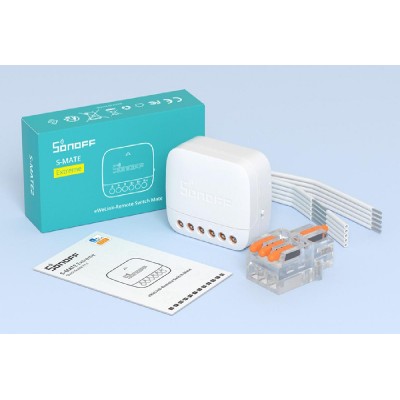 SONOFF smart διακόπτης S-MATE2, 3 κανάλια, μπαταρίας, λευκός SONOFF smart διακόπτης S-MATE2, 3 κανάλια, μπαταρίας, λευκός