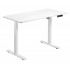 BRATECK ηλεκτρικό γραφείο S08-22D-B, ρυθμιζόμενο ύψος, 120x60cm, λευκό