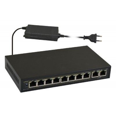 PULSAR PoE Ethernet Switch S108-90W, 10x ports 10/100Mb/s PULSAR PoE Ethernet Switch S108-90W, 10x ports 10/100Mb/s