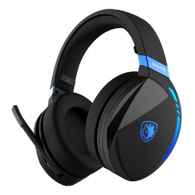 SADES gaming headset Warden I, wireless & wired. multiplatform BT, μαύρο SADES gaming headset Warden I, wireless & wired. multiplatform BT, μαύρο