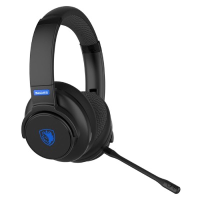 SADES gaming headset Runner, wireless & wired, multiplatform, BT, μαύρο SADES gaming headset Runner, wireless & wired, multiplatform, BT, μαύρο