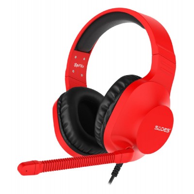 SADES Gaming Headset Spirits SA-721, multiplatform, 3.5mm, κόκκινο SADES Gaming Headset Spirits SA-721, multiplatform, 3.5mm, κόκκινο