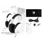 SADES Gaming Headset Spirits SA-721, multiplatform, 3.5mm, λευκό