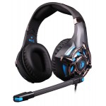 SADES gaming headset SA-822, 3.5mm, 50mm, μαύρο