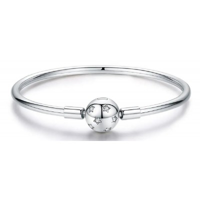 BAMOER βραχιόλι χειροπέδα Charm SCB144-17, κυβική ζιρκόνια, ασήμι 925 BAMOER βραχιόλι χειροπέδα Charm SCB144-17, κυβική ζιρκόνια, ασήμι 925
