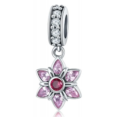 BAMOER σύμβολο Charm SCC840 για βραχιόλι/κολιέ, με ζιρκόνια, ασήμι 925 BAMOER σύμβολο Charm SCC840 για βραχιόλι/κολιέ, με ζιρκόνια, ασήμι 925