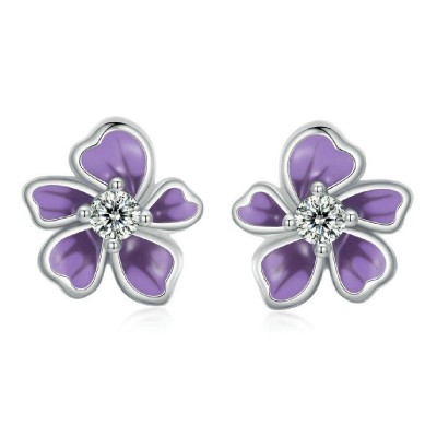 BAMOER σκουλαρίκια καρφωτά SCE1686 με κυβική ζιρκόνια, ασήμι 925, ασημί BAMOER σκουλαρίκια καρφωτά SCE1686 με κυβική ζιρκόνια, ασήμι 925, ασημί