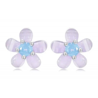 BAMOER σκουλαρίκια καρφωτά SCE1733 με οπάλ πέτρα, ασήμι 925, ασημί BAMOER σκουλαρίκια καρφωτά SCE1733 με οπάλ πέτρα, ασήμι 925, ασημί