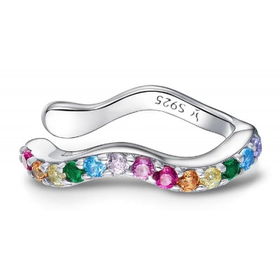 BAMOER σκουλαρίκι cuff SCE894 με κυβική ζιρκόνια, ασήμι 925, ασημί BAMOER σκουλαρίκι cuff SCE894 με κυβική ζιρκόνια, ασήμι 925, ασημί