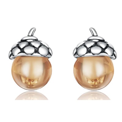 BAMOER σκουλαρίκια καρφωτά SCE935 με κυβική ζιρκόνια, ασήμι 925, ασημί BAMOER σκουλαρίκια καρφωτά SCE935 με κυβική ζιρκόνια, ασήμι 925, ασημί