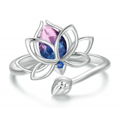 BAMOER δαχτυλίδι SCR984-E με συνθετική τουρμαλίνη, ασήμι 925, ασημί BAMOER δαχτυλίδι SCR984-E με συνθετική τουρμαλίνη, ασήμι 925, ασημί