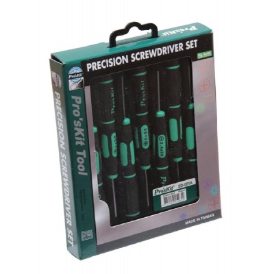 PROSKIT σετ κατσαβιδιών ακριβείας SD-081A με θήκη, 7τμχ PROSKIT σετ κατσαβιδιών ακριβείας SD-081A με θήκη, 7τμχ