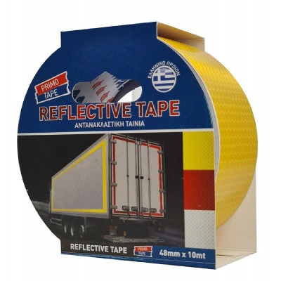 PRIMO TAPE αντανακλαστική ταινία SEL-024, 48mm x 10m, κίτρινη PRIMO TAPE αντανακλαστική ταινία SEL-024, 48mm x 10m, κίτρινη