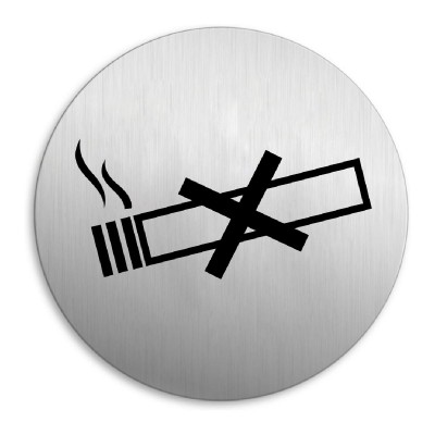 SEILFLECHTER πινακίδα απαγόρευσης καπνίσματος 972093, αυτοκόλλητη, Φ75mm SEILFLECHTER πινακίδα απαγόρευσης καπνίσματος 972093, αυτοκόλλητη, Φ75mm