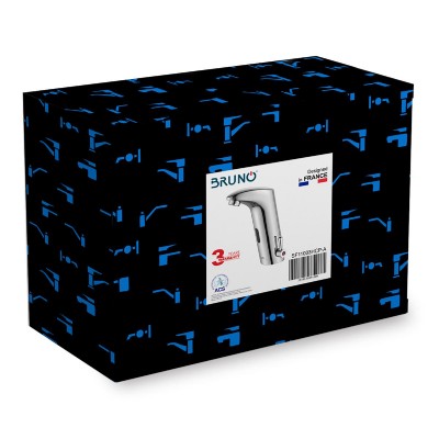 BRUNO αναμεικτική μπαταρία μπάνιου SF11003HCP-A με αισθητήρα, ασημί BRUNO αναμεικτική μπαταρία μπάνιου SF11003HCP-A με αισθητήρα, ασημί