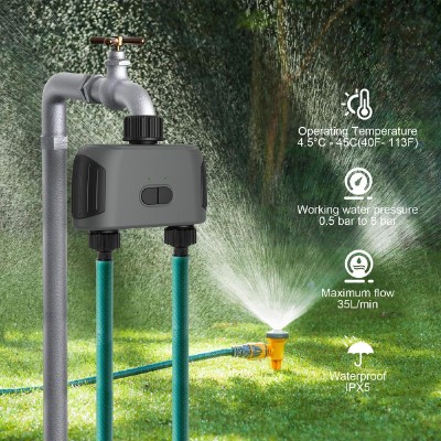 INHOCON smart προγραμματιστής ποτίσματος SGW02 2 θέσεων, Bluetooth, IP55 INHOCON smart προγραμματιστής ποτίσματος SGW02 2 θέσεων, Bluetooth, IP55
