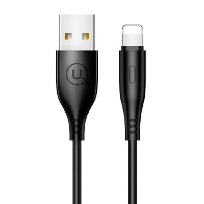 USAMS καλώδιο Lightning σε USB US-SJ266, 2A, 1m, μαύρο USAMS καλώδιο Lightning σε USB US-SJ266, 2A, 1m, μαύρο