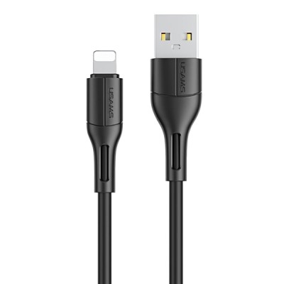 USAMS καλώδιο USB σε Lightning U68, 2A, 1m, μαύρο USAMS καλώδιο USB σε Lightning U68, 2A, 1m, μαύρο
