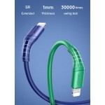 USAMS καλώδιο USB σε Lightning U68, 2A, 1m, μαύρο